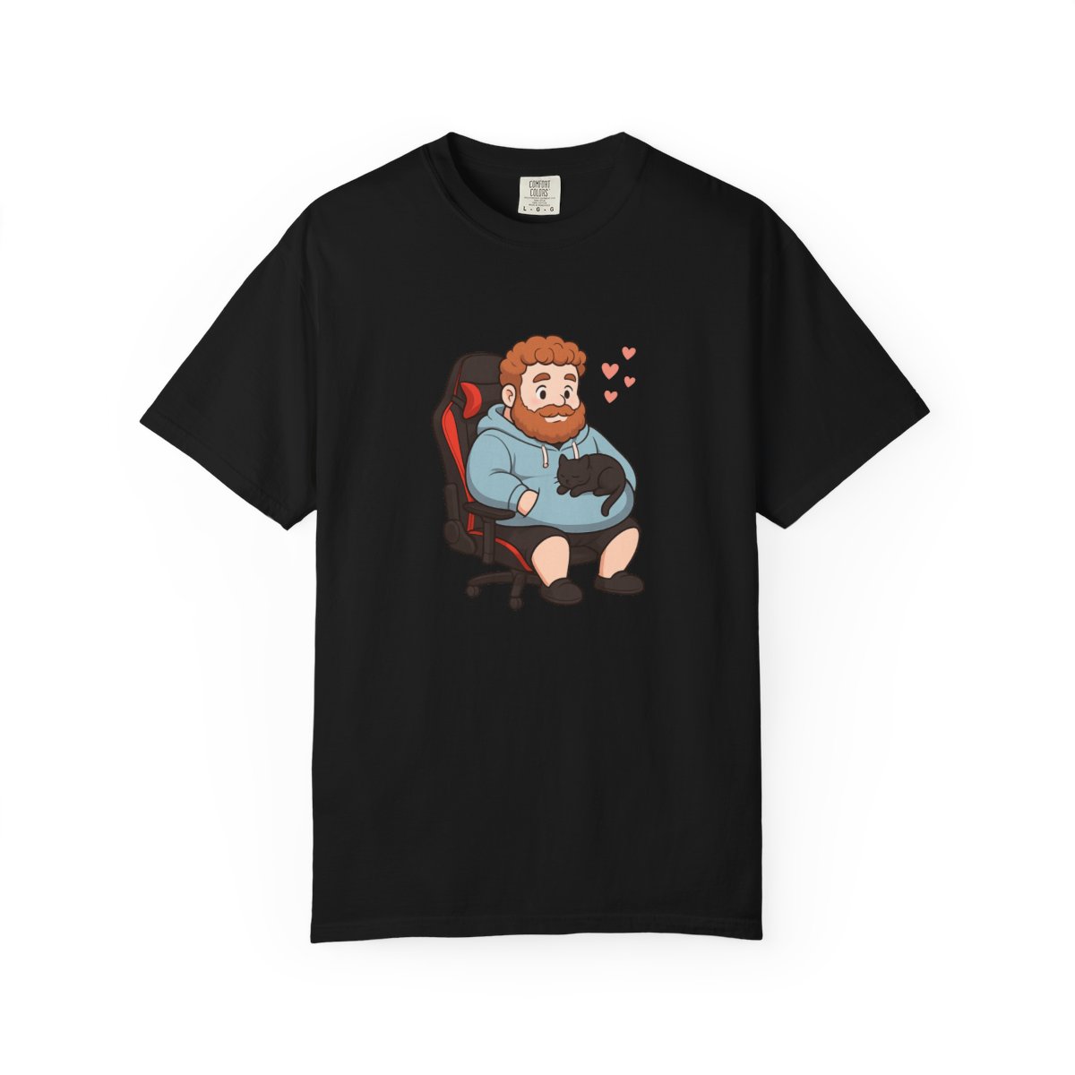 Cute Caseoh & Kittyuuh Twitch Gamer Fanart T-Shirt