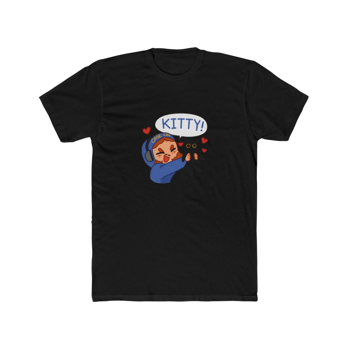 Caseoh Kitty Funny Cat Graphic T-Shirt