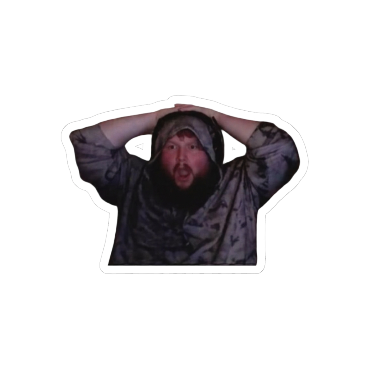 caseoh is shocked Sticker - Official stickers merchandise