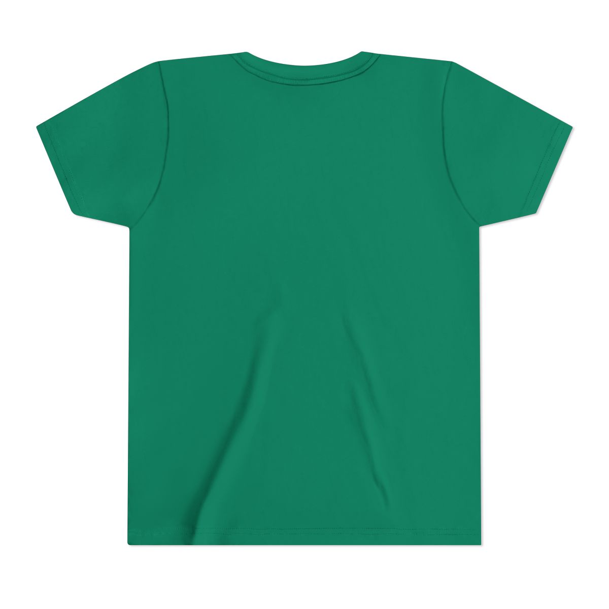 Black T Shirt featuring a cartoon illustration of a person wearing headphones and holding a black cat. A speech bubble above the person says "KITTY!". The text "STYLE #1" is at the bottom of the shirt (Kids) - alternate angle 1, merchandise