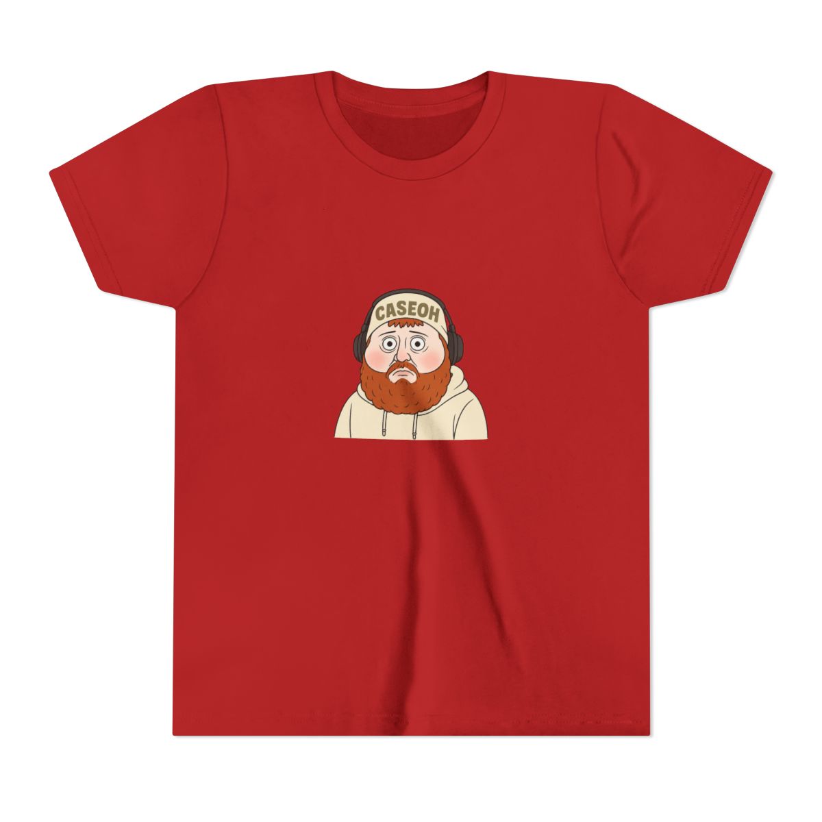 Caseoh Cartoon Meme Graphic Kids T-Shirt — official CaseOh T-Shirts