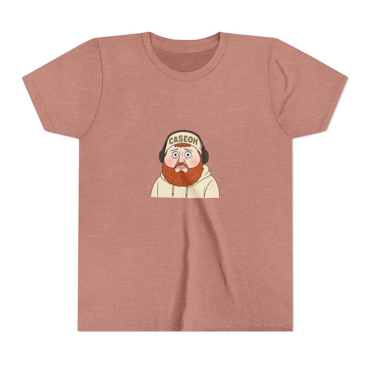 Caseoh Cartoon Meme Graphic Kids T-Shirt - alternate angle 2, merchandise