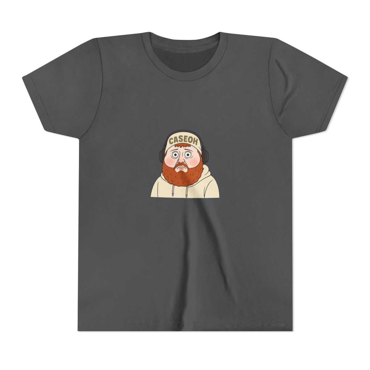 Caseoh Cartoon Meme Graphic Kids T-Shirt - alternate angle 5, merchandise