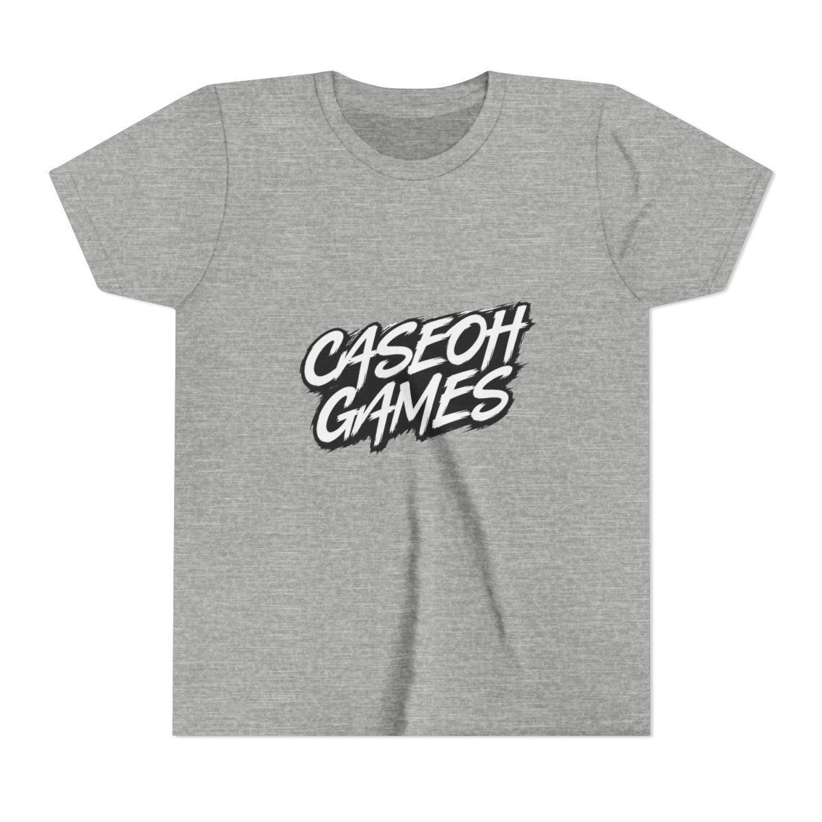 Caseoh Merch CaseOhGames T Shirt Crewneck Short Sleeve Cotton Tee Men Women Streetwear Tops Funny Clothes (Kids)