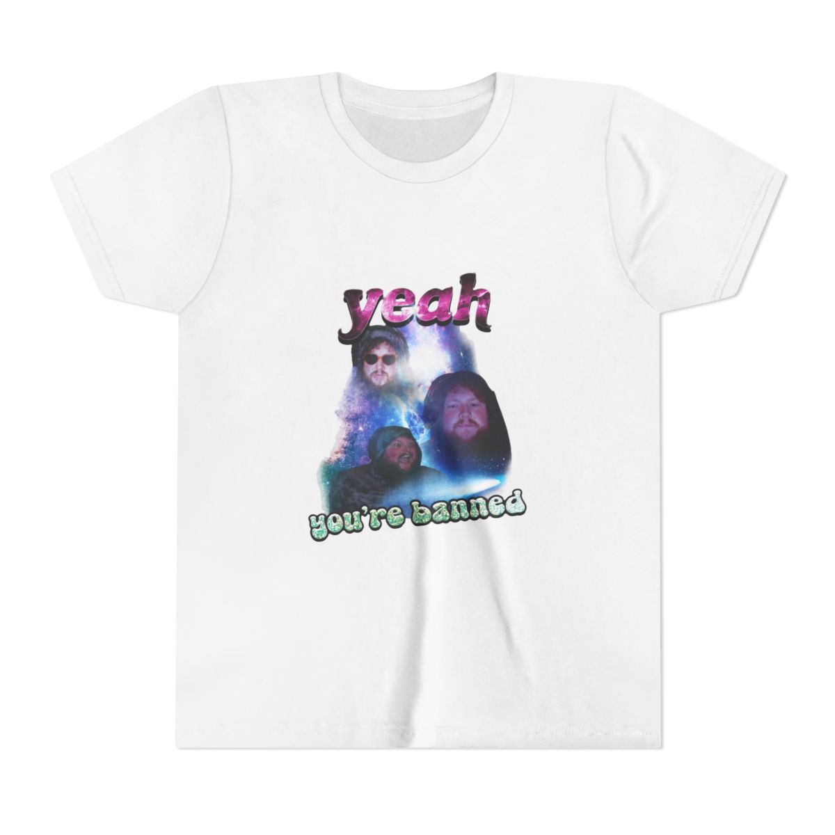 Caseoh Yeah, You're BANNED! Iconic Quote Kids T Shirt — official CaseOh T-Shirts